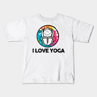 I Love Yoga Kids T-Shirt